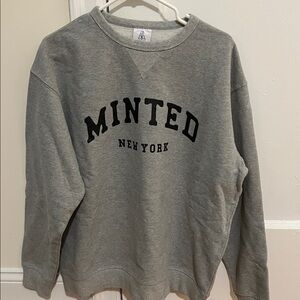 Minted New York Gray crewneck size large-new never worn